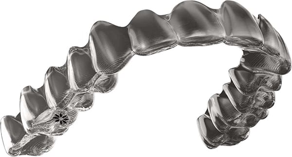 Invisalign Aligner Product Image by Midtown Dental of Sacramento, CA.