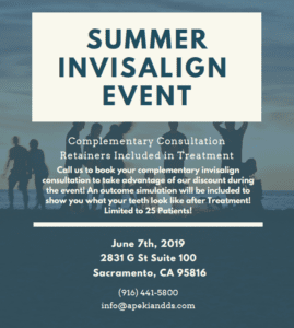 Summer Invisalign event flyer